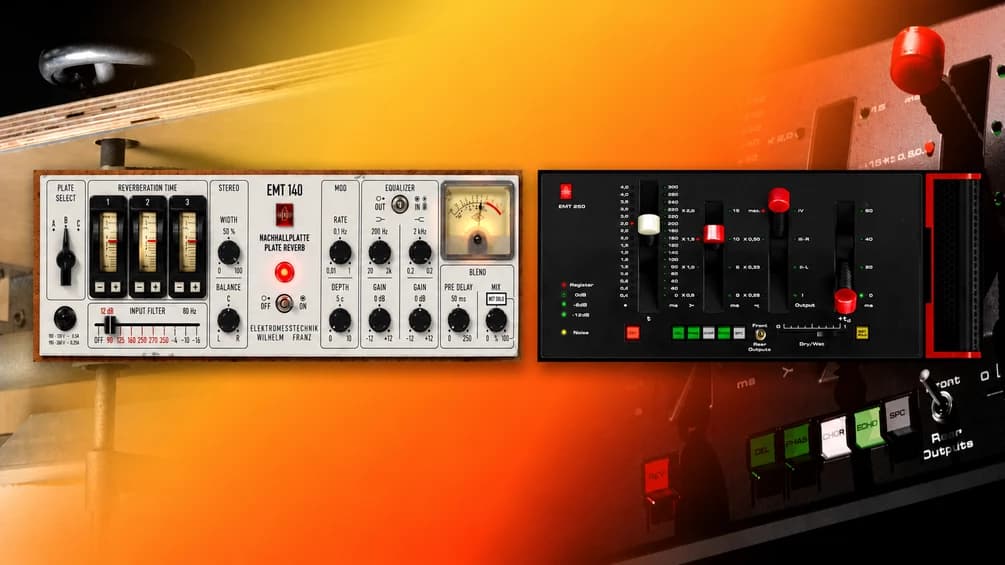 Universal Audio uwalnia dwa legendarne pogłosy. EMT 140 i EMT 250 bez sprzętu
